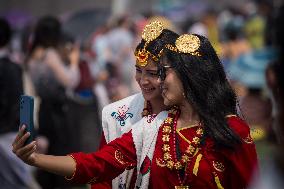 NEPAL-KATHMANDU-UBHAULI FESTIVAL