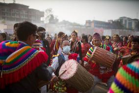 NEPAL-KATHMANDU-UBHAULI FESTIVAL