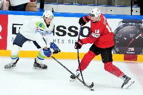 (SP)LATVIA-RIGA-2023 IIHF ICE HOCKEY WORLD CHAMPIONSHIP-SLOVENIA VS SWITZERLAND