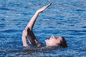 (SP)EGYPT-HURGHADA-ARTISTIC SWIMMING-WORLD CUP-WOMEN SOLO TECHNICAL