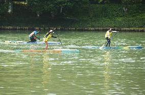 A Kayaking And Paddleboarding Marathon  in Hangzhou