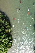 A Kayaking And Paddleboarding Marathon  in Hangzhou