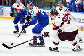 (SP)LATVIA-RIGA-2023 IIHF ICE HOCKEY WORLD CHAMPIONSHIP-SVK VS LAT
