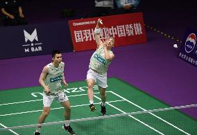 (SP)CHINA-SUZHOU-BADMINTON-SUDIRMAN CUP-MAS VS AUS(CN)