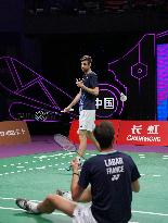 (SP)CHINA-SUZHOU-BADMINTON-SUDIRMAN CUP-KOR VS FRA (CN)