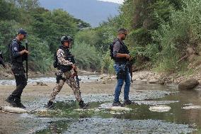 Patrols On The Border Between Colombia And Venezuela.