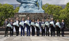 G-7 health ministers in Nagasaki