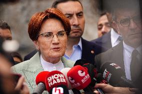 Aksener during the Presidential And Parliamentary Elections - Istanbul