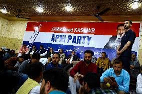 Jammu Kashmir Apni Party Meeting
