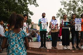 Animals Rights Activists Protest In New Delhi, India