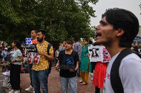 Animals Rights Activists Protest In New Delhi, India