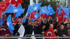 Supporters of The  AKP Headquarters’ Outside - Ankara