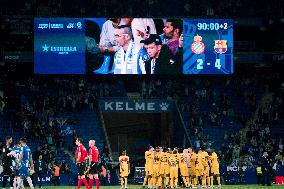 (SP)SPAIN-CORNELLA-FOOTBALL-SPANISH LEAGUE-RCD ESPANYOL VS FC BARCELONA