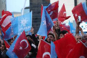 TÜRKIYE-ANKARA-GENERAL ELECTIONS-ERDOGAN'S SUPPORTERS