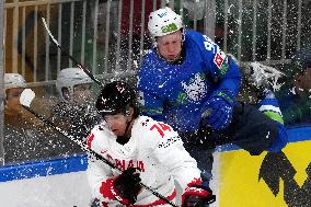 (SP)LATVIA-RIGA-2023 IIHF ICE HOCKEY WORLD CHAMPIONSHIP-CANADA VS SLOVENIA