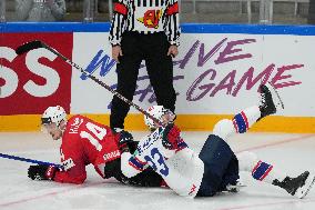 (SP)LATVIA-RIGA-2023 IIHF ICE HOCKEY WORLD CHAMPIONSHIP-NORWAY VS SWITZERLAND