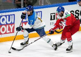 (SP)LATVIA-RIGA-2023 IIHF ICE HOCKEY WORLD CHAMPIONSHIP-KAZAKHSTAN VS CZECH REPUBLIC