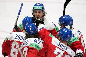 (SP)LATVIA-RIGA-2023 IIHF ICE HOCKEY WORLD CHAMPIONSHIP-KAZAKHSTAN VS CZECH REPUBLIC