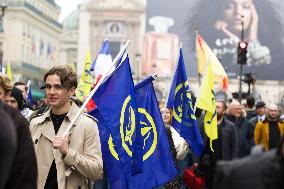 Rally Of The Far-Right Monarchist Movement Action Française - Paris