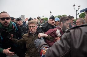 Rally Of The Far-Right Monarchist Movement Action Française - Paris