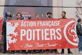 Rally Of The Far-Right Monarchist Movement Action Française - Paris