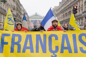 Rally Of The Far-Right Monarchist Movement Action Française - Paris