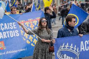 Rally Of The Far-Right Monarchist Movement Action Française - Paris