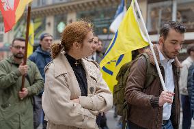 Rally Of The Far-Right Monarchist Movement Action Française - Paris