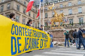 Rally Of The Far-Right Monarchist Movement Action Française - Paris