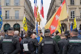 Rally Of The Far-Right Monarchist Movement Action Française - Paris