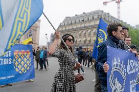 Rally Of The Far-Right Monarchist Movement Action Française - Paris