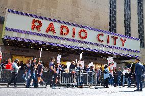 Writers Guild On Strike - NYC