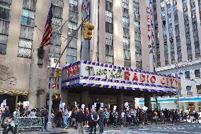 Writers Guild On Strike - NYC