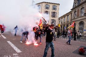 Demonstration Against Government's Pensions Reform - Versailles