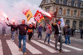 Demonstration Against Government's Pensions Reform - Versailles