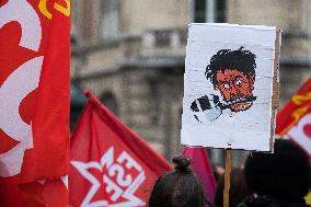 Demonstration Against Government's Pensions Reform - Versailles