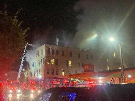 NEW ZEALAND-WELLINGTON-FIRE