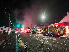 NEW ZEALAND-WELLINGTON-FIRE