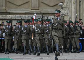 Polish President Andrzej Duda Honors Border Guard Day With Ceremony And Awards