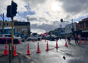NEW ZEALAND-WELLINGTON-FIRE