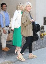 Martha Stewart At The Today Show - NYC