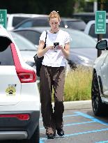 Whitney Port Checking Her Phone - LA