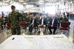 Justin Trudeau Visits Armed Forces - Edmonton