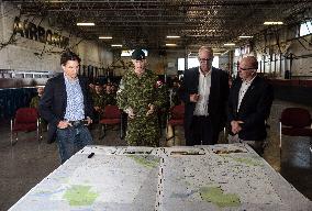 Justin Trudeau Visits Armed Forces - Edmonton