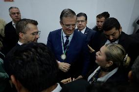 Marcelo Ebrard, Mexico's Foreign Minister, Receives Honorary Doctorate Degree