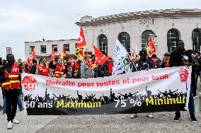 Demonstration Against Pensions Reform - Versaille