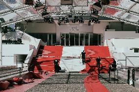 Cannes - Festival Preparations