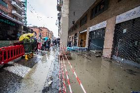 Heavy Rainfall In Bologna - Italy