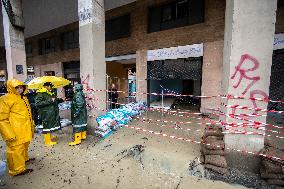 Heavy Rainfall In Bologna - Italy