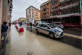 Heavy Rainfall In Bologna - Italy